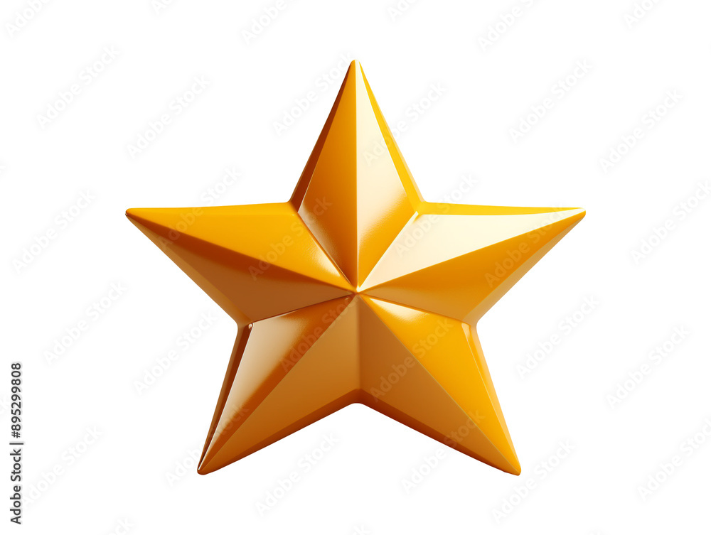 Obraz premium golden star isolated