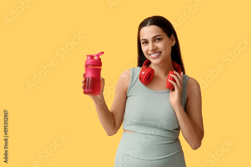 Beautiful young happy woman...