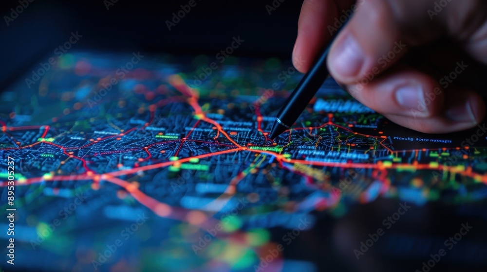 Traveler using a stylus on a digital - 1000 F 895305237 CWrIa8l0SZmea4DIYb797LN0TnClzSe3