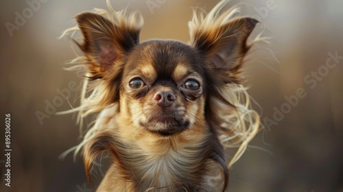 Chihuahua with lengthy hair