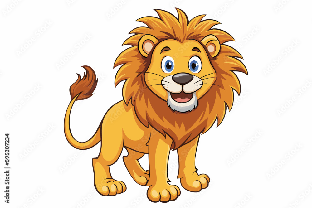 Funny Lion Vector Illustration with White Background Cartoons, Clipart, and Line Art Design, Funny lion vector illustration, perfect for cartoons, clipart, and line art designs with white background Funny Lion Vector Illustration with White Background Cartoons, Clipart, and Line Art Design, Funny lion vector illustration, perfect for cartoons, clipart, and line art designs with white background