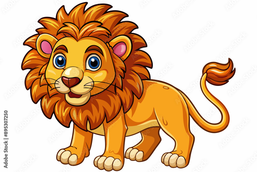 Funny Lion Vector Illustration with White Background Cartoons, Clipart, and Line Art Design, Funny lion vector illustration, perfect for cartoons, clipart, and line art designs with white background Funny Lion Vector Illustration with White Background Cartoons, Clipart, and Line Art Design, Funny lion vector illustration, perfect for cartoons, clipart, and line art designs with white background