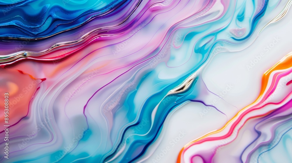 Close-up of a resin art piece, vibrant colors and sleek finish, abstract patterns blending seamlessly, high-gloss epoxy coating, artistic elegance Close-up of a resin art piece, vibrant colors and sleek finish, abstract patterns blending seamlessly, high-gloss epoxy coating, artistic elegance