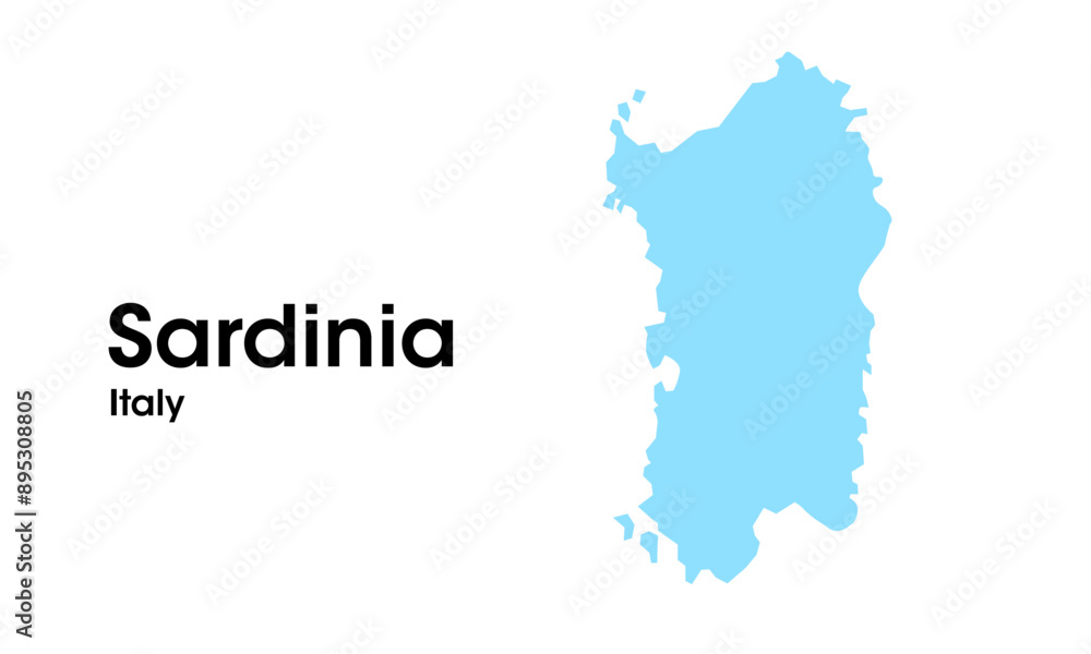 sardinia map sardinia map