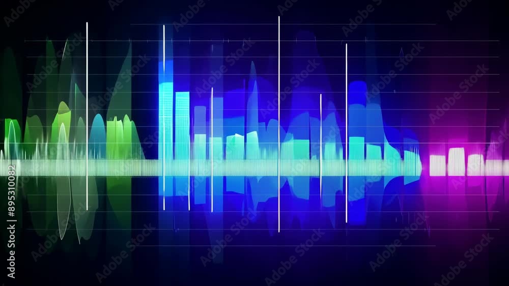 Visual Beats: Seamless Loop of Music Equalizer Visual Beats: Seamless Loop of Music Equalizer