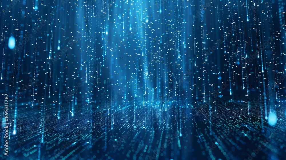 Abstract background in matrix style. Falling particles. Glitch of matrix. Cybernetic futuristic background. Very beautiful big data Abstract background in matrix style. Falling particles. Glitch of matrix. Cybernetic futuristic background. Very beautiful big data