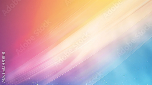 Light gradient with background illustration