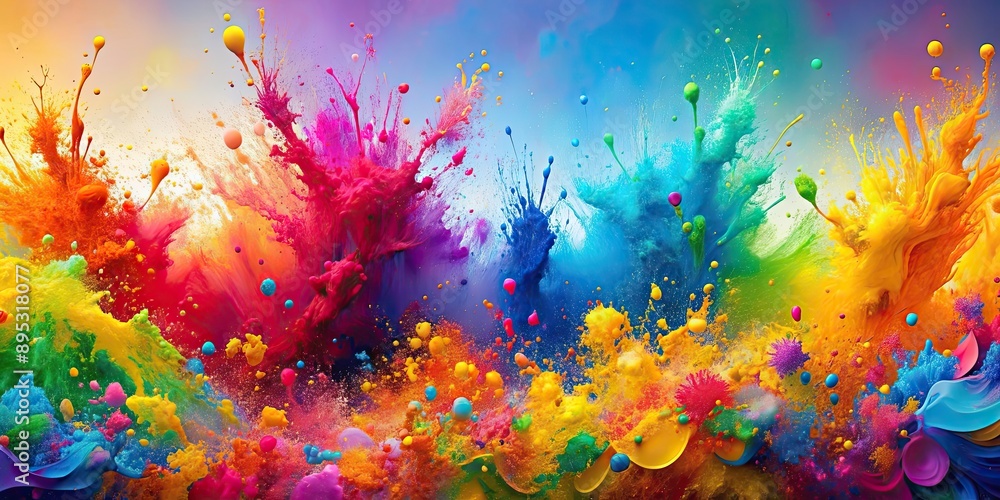 Abstract background of vibrant paint splashes , colorful, abstract, vibrant, background, paint, splashes, artistic, creativity Abstract background of vibrant paint splashes , colorful, abstract, vibrant, background, paint, splashes, artistic, creativity