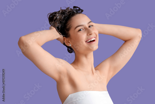 Beautiful young happy woman...