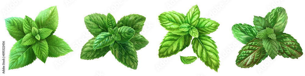 Fresh green mint leaves suitable for culinary uses, garnishing dishes, or herbal teas, providing a vibrant touch to any plate. Fresh green mint leaves suitable for culinary uses, garnishing dishes, or herbal teas, providing a vibrant touch to any plate.