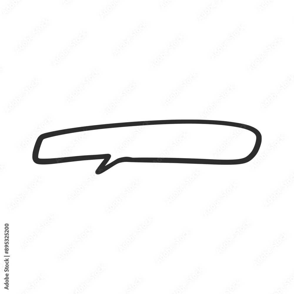 Hand Drawn speech bubbles. Speak bubble text, cartoon chatting box, message box. Blank empty vector white speech bubbles. Cartoon balloon word design. Hand Drawn speech bubbles. Speak bubble text, cartoon chatting box, message box. Blank empty vector white speech bubbles. Cartoon balloon word design.