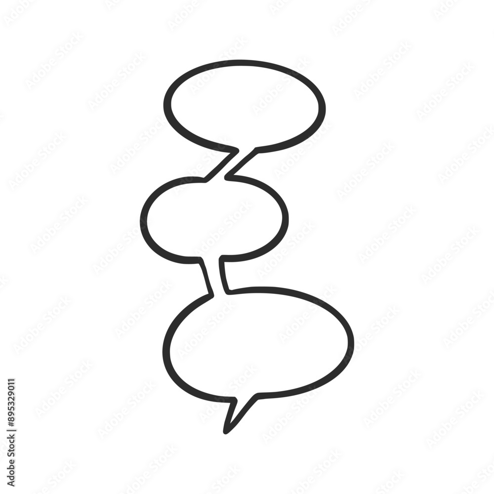 Hand Drawn speech bubbles. Speak bubble text, cartoon chatting box, message box. Blank empty vector white speech bubbles. Cartoon balloon word design. Hand Drawn speech bubbles. Speak bubble text, cartoon chatting box, message box. Blank empty vector white speech bubbles. Cartoon balloon word design.