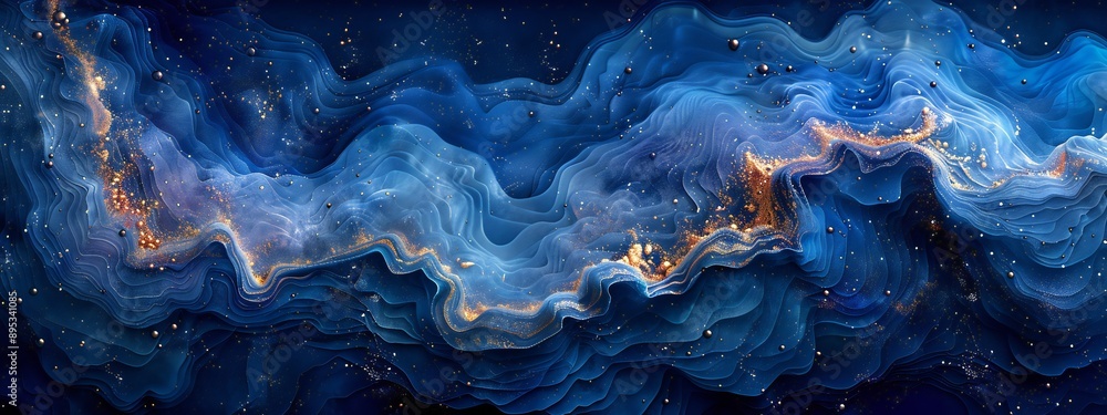 Abstract Liquid Blue Background Pattern Abstract Liquid Blue Background Pattern