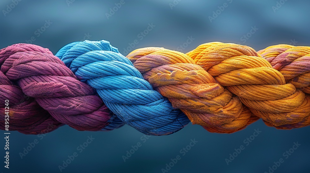 Diverse Teamwork Concept: Unity in Strength Diverse Teamwork Concept: Unity in Strength