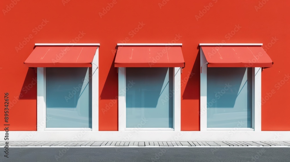 A visual representation of a recession with empty storefronts and rising unemployment, banner, with copy space A visual representation of a recession with empty storefronts and rising unemployment, banner, with copy space