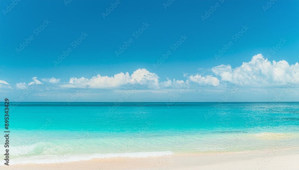 Beautiful tropical summer beach, white sand and blue sea waves, nature background, vacation in paradise concept for tourism, vivid colorful. Beautiful tropical summer beach, white sand and blue sea waves, nature background, vacation in paradise concept for tourism, vivid colorful.