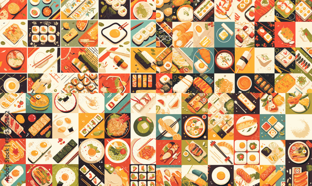 pattern with icons pattern with icons