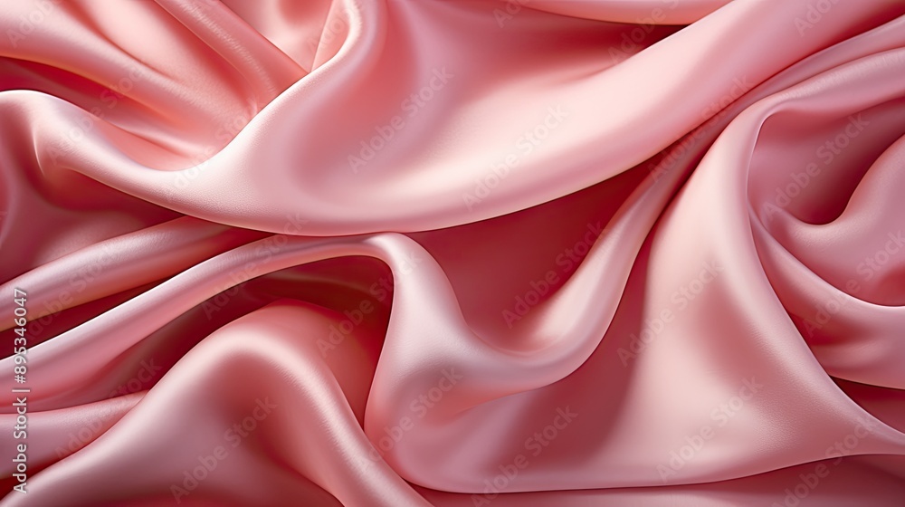 Obraz premium red satin background