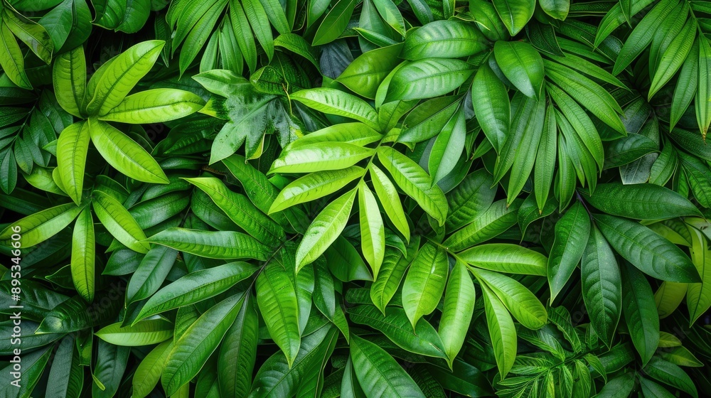 Tropical green leaves texture and nature concept background. Tropical green leaves texture and nature concept background.