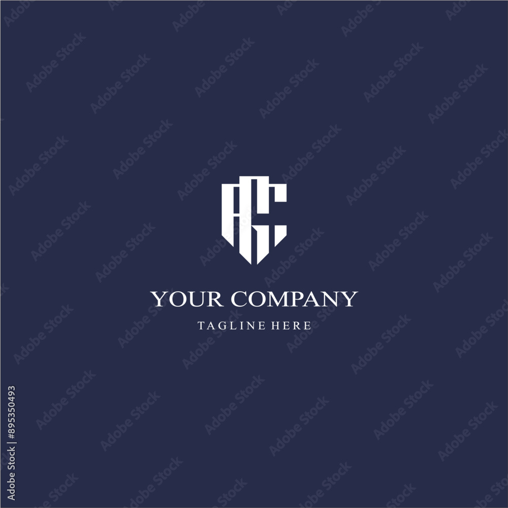 Obraz premium AGC LUXURY VECTOR LOGO