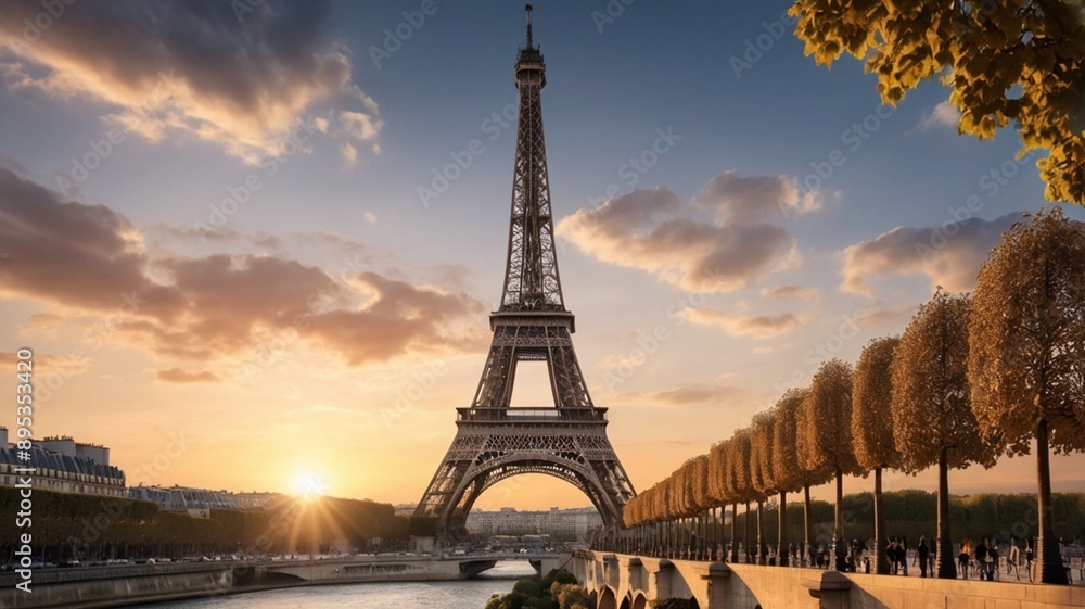 Obraz premium Eiffel Tower: The Heartbeat of Paris