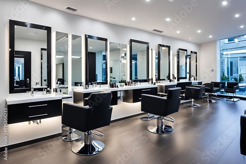 interior of modern office, modern hair or makeup shop