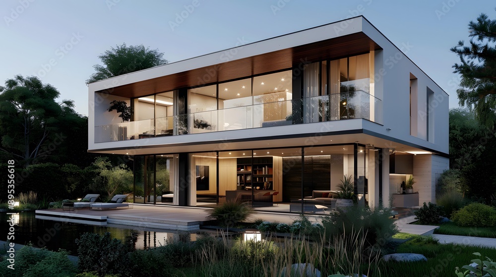 Modern House Design With Swimming Pool And Landscaping Modern House Design With Swimming Pool And Landscaping
