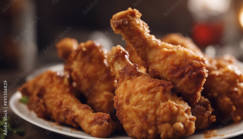 Golden brown fried chicken drumsticks Golden brown fried chicken drumsticks
