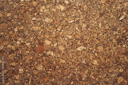 Closed up of brown cork board texture background