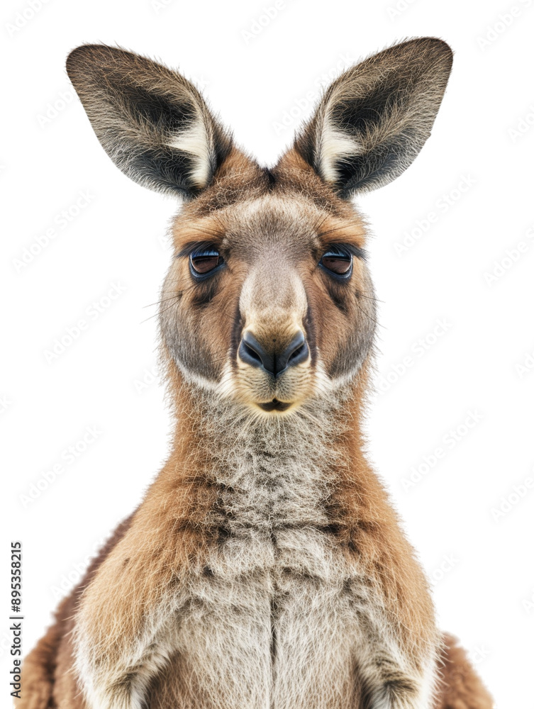 Fototapeta premium Kangaroo Portrait, png