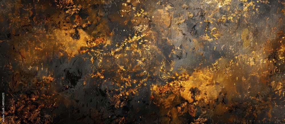Abstract Gold and Black Texture Abstract Gold and Black Texture
