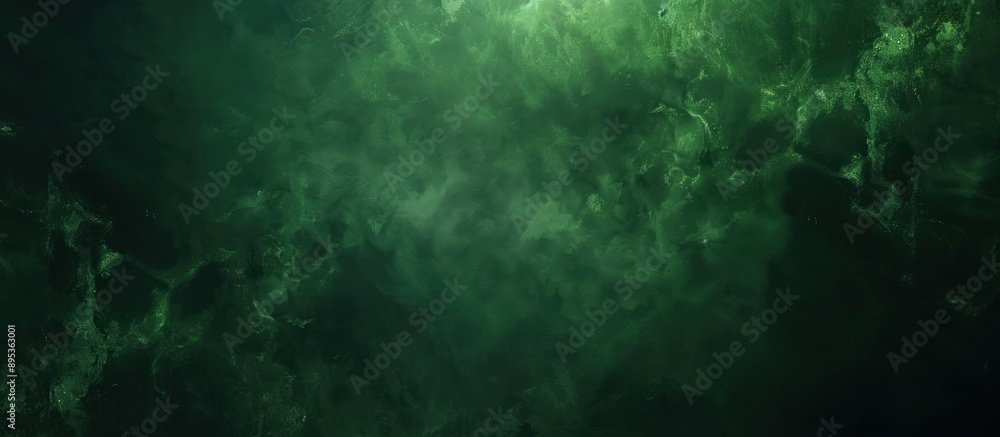 Fototapeta premium Abstract Green Cloud Formation