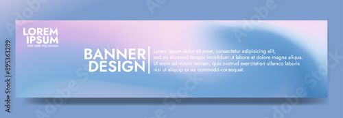 Bring a contemporary, visually appealing look to your social media posts and ads with this sleek abstract mesh blur banner