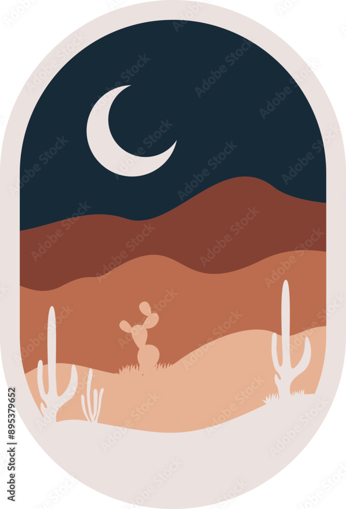 Obraz premium mountain wall decor art vector