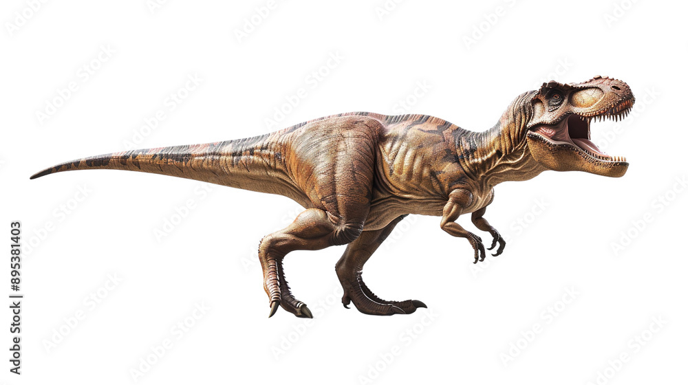 Tyrannosaurus rex isolated on white background. Tyrannosaurus rex isolated on white background.