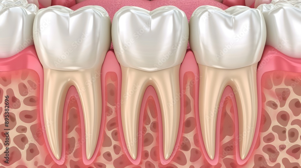 portray remineralization of a tooth ename