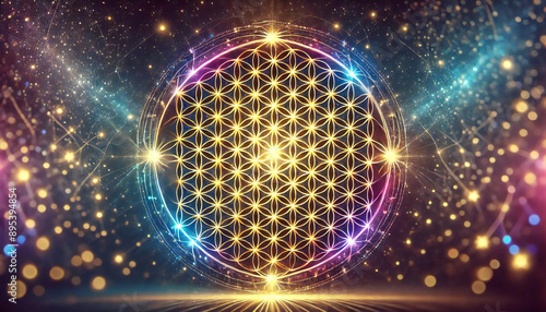 宇宙とフラワーオブライフ
generated by AI