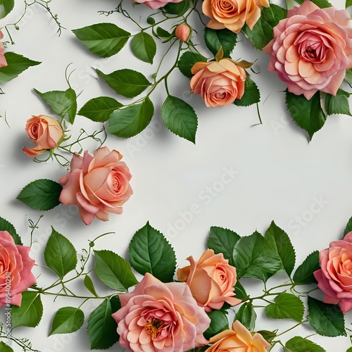 Premium Rose Bouquet Illustration
