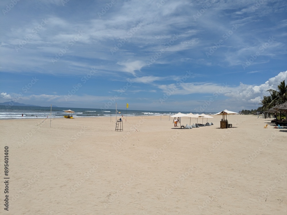 the beautiful Non Nuoc beach in Da nang, Vietnam the beautiful Non Nuoc beach in Da nang, Vietnam