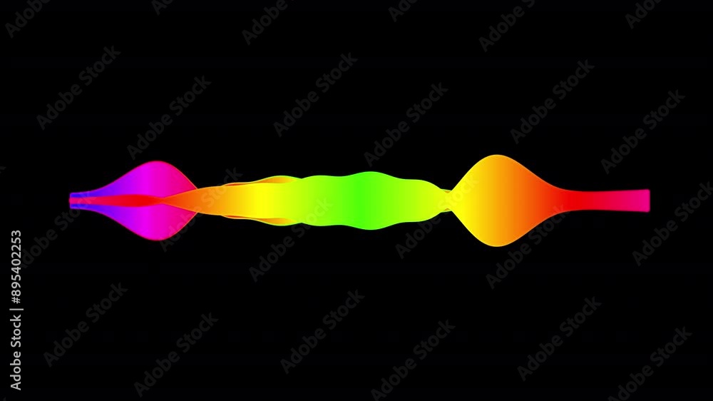 A visualization of audio waveforms on black background, audio waves spectrum sound frequency Audio waveform with frequency animated. A visualization of audio waveforms on black background, audio waves spectrum sound frequency Audio waveform with frequency animated.