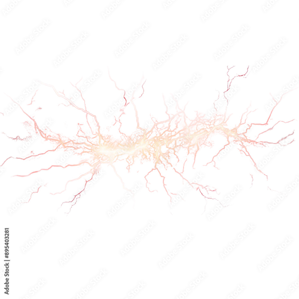 Bright red electricity flashes and crackles on a plain white background, with bright red lightning strikes and complex electrical patterns Artificial Intelligence Generated Bright red electricity flashes and crackles on a plain white background, with bright red lightning strikes and complex electrical patterns Artificial Intelligence Generated