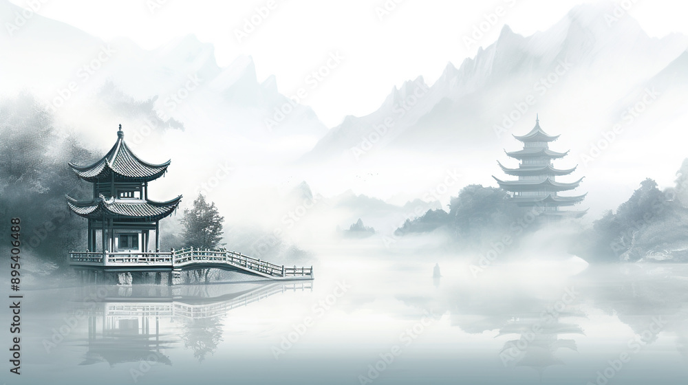 Chinese landscape painting Chinese landscape painting