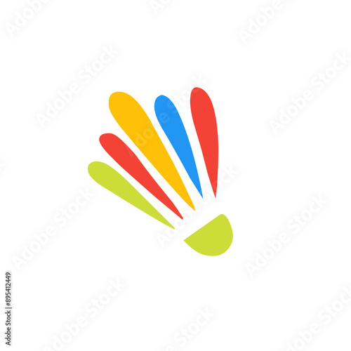 shuttlecock logo design