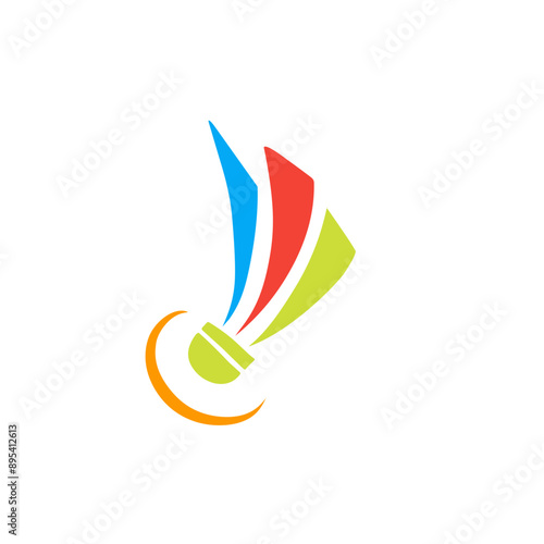 shuttlecock logo design