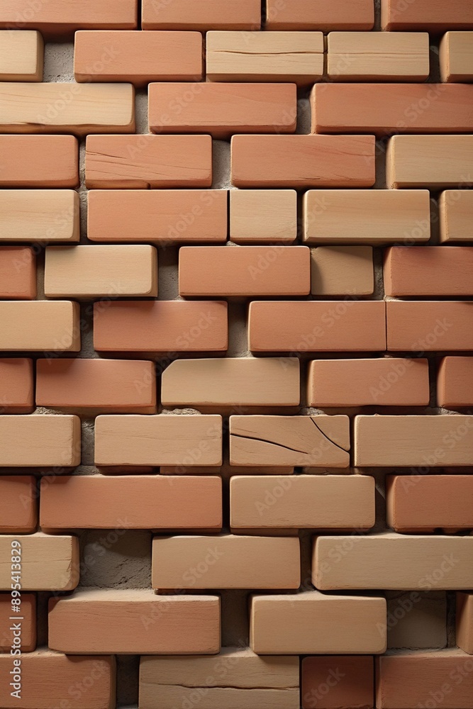 Dark wooden bricks wall, vertical composition Dark wooden bricks wall, vertical composition