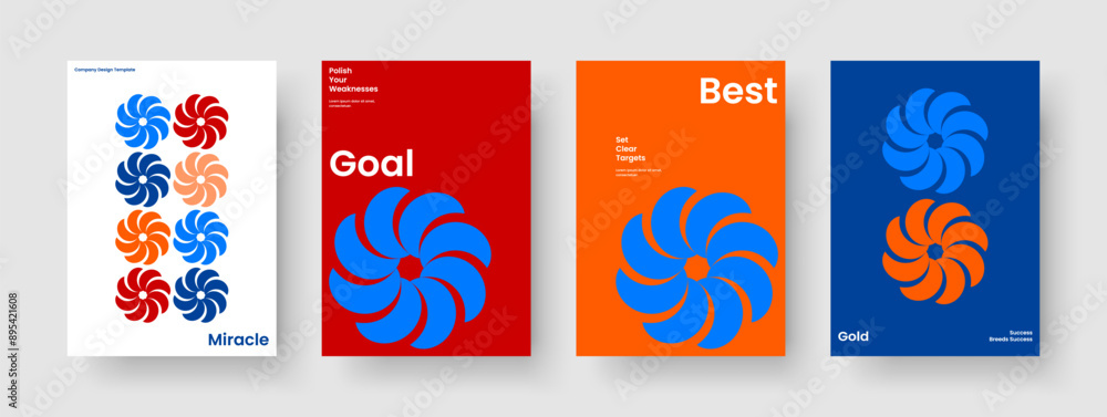 Obraz premium Isolated Background Template. Creative Book Cover Layout. Geometric Flyer Design. Report. Poster. Banner. Brochure. Business Presentation. Magazine. Newsletter. Portfolio. Notebook. Catalog