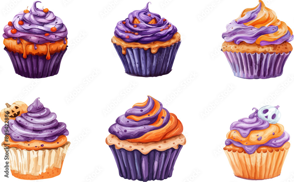 Halloween Cupcake Set Halloween Cupcake Set