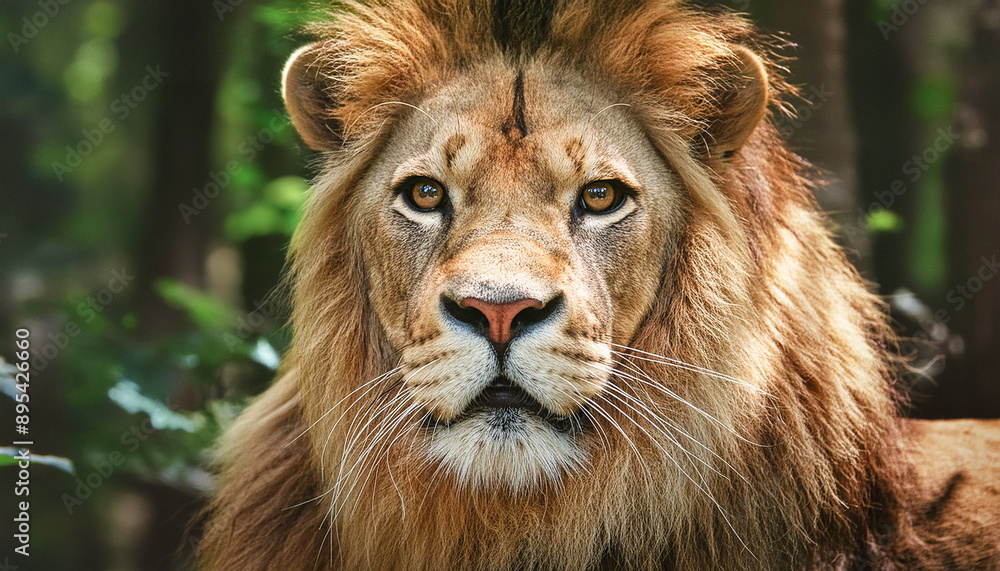 Fototapeta premium portrait of a lion