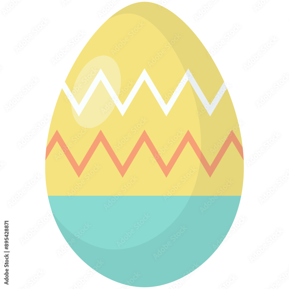 Colorful Easter Eggs Clipart with Simple Pattern Design. Isolated Vector Illustration Colorful Easter Eggs Clipart with Simple Pattern Design. Isolated Vector Illustration
