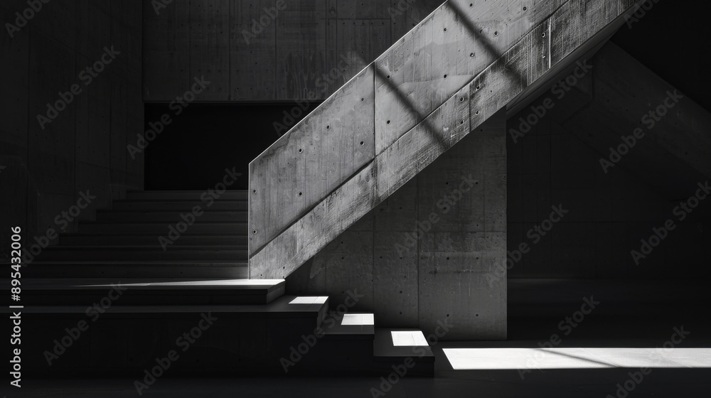 Fototapeta premium Light & Legacy: Highlighting Architecture's Minimalist Beauty